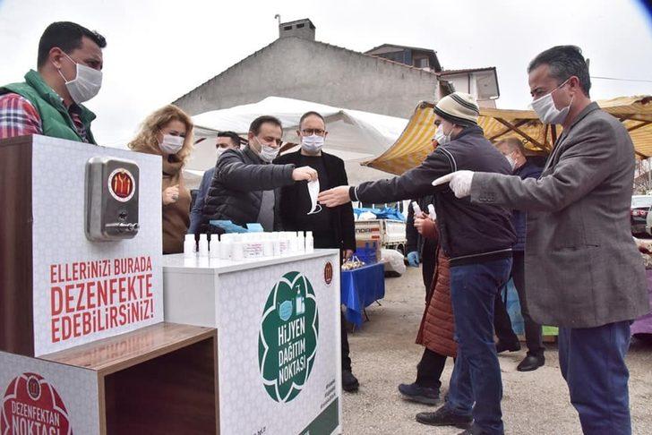 Bilecik’te maskesi olmayanlar pazara alınmadı G1