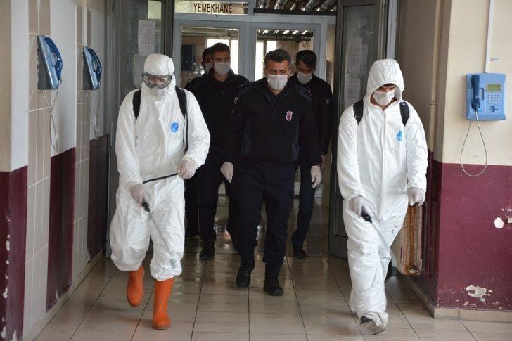 Patnos L Tipi Kapalı ve Açık Ceza infaz kurumlarında Korona Virüs tedbirleri arttırıldı G4