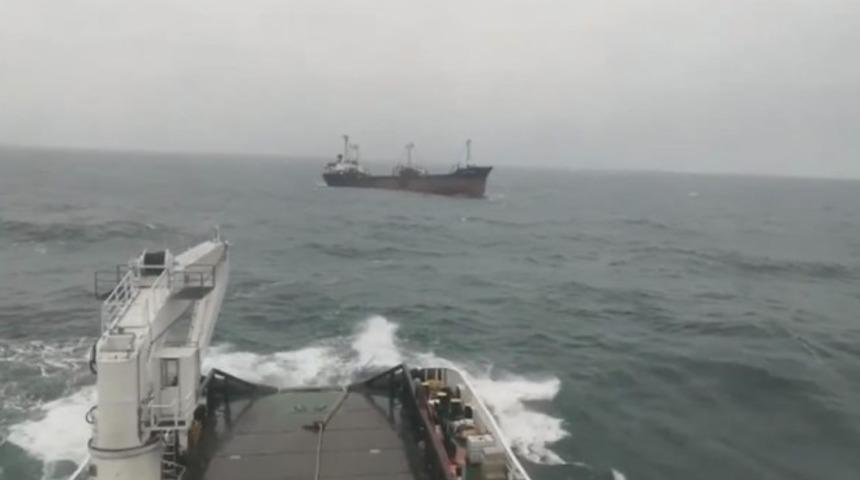 Şile açıklarında kargo gemisi sürüklendi