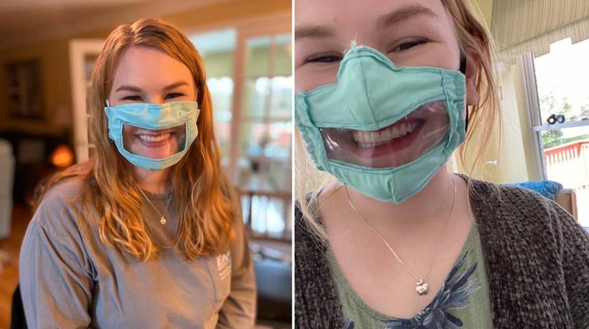 &Uuml;niversite &ouml;ğrencisi işitme engelliler i&ccedil;in maske tasarladı