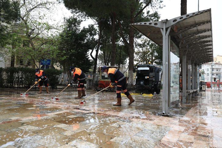 Denizli’nin her yeri yıkanmaya devam ediyor G3