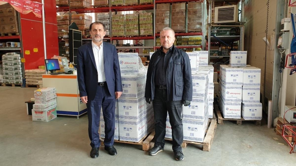 Kaynaşlı Belediyesi ihtiya&ccedil; sahiplerine 100 koli dağıtacak