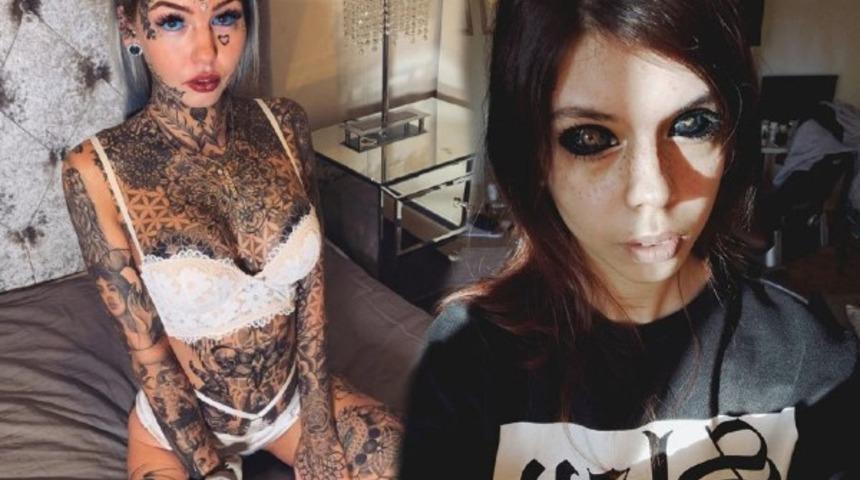 Gözbebeklerine dövme yaptıran model kör oldu