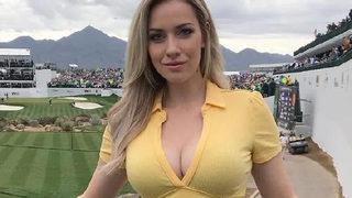 Amerikalı golfçü Paige Spiranac'ın göğüsleriyle golf oynaması gündem oldu!