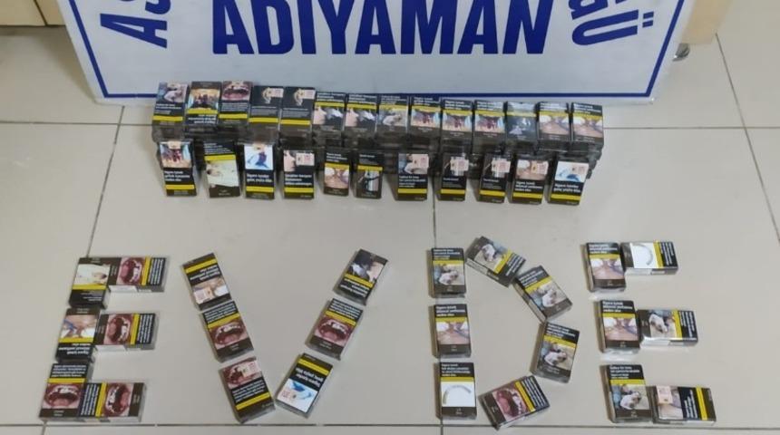 Marketten sigara &ccedil;alan şahıslar yakalandı