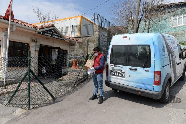 Altındağ’da muhtarlara temizlik kolisi G4