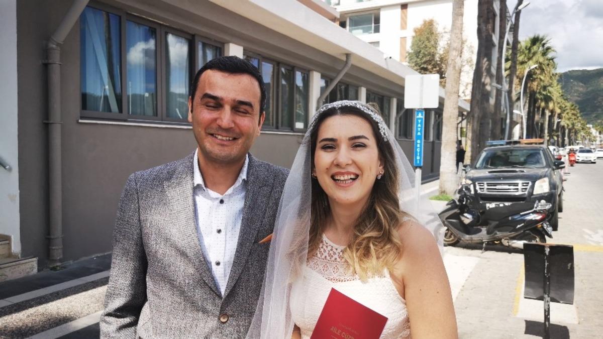 Aşkları ve yuva kurma hayallerine Korona vir&uuml;s&uuml; engel olamadı