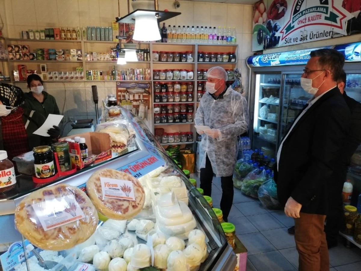 İl&ccedil;e Tarım M&uuml;d&uuml;r&uuml;nden Pazar Denetimi