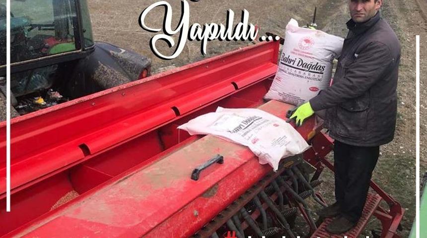 Bayburt&rsquo;ta yulaf &ccedil;eşit demonstrasyon ekimi yapıldı