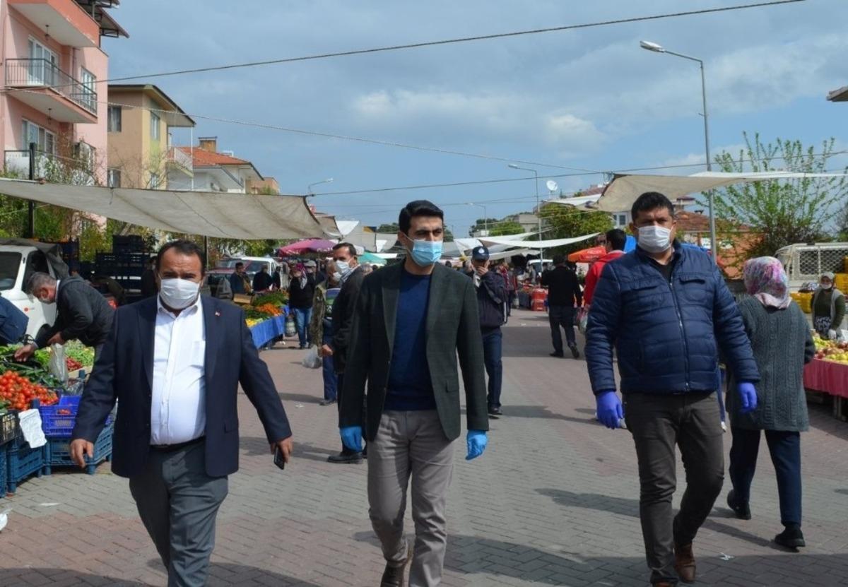 Bozdoğan Kaymakamı Ardı&ccedil;, Salı Pazarı&rsquo;nı denetledi