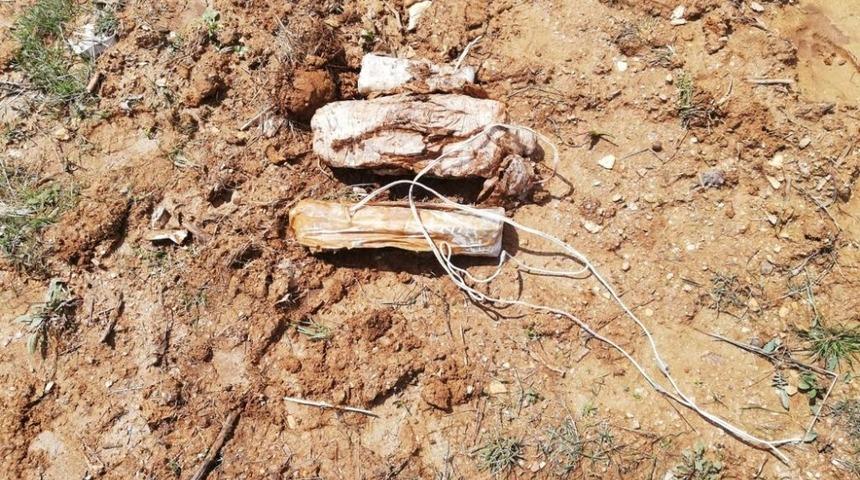 Bitlis’te toprağa gömülü 15 kilo EYP ele geçirildi