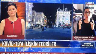 Habertürk'te Azra Kohen'den skandal virüs yorumu! Nöroloji profesörü yerin dibine soktu