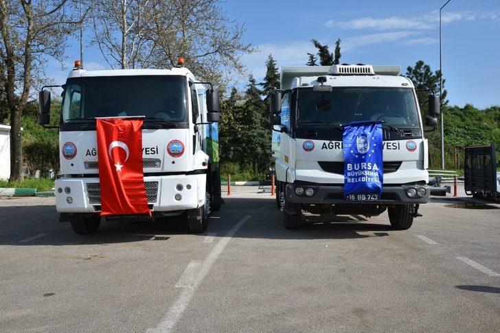 Bursa’dan Ağrı’ya hibe 2 araç G4