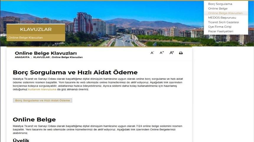 MTSO’da online belge dönemi başladı