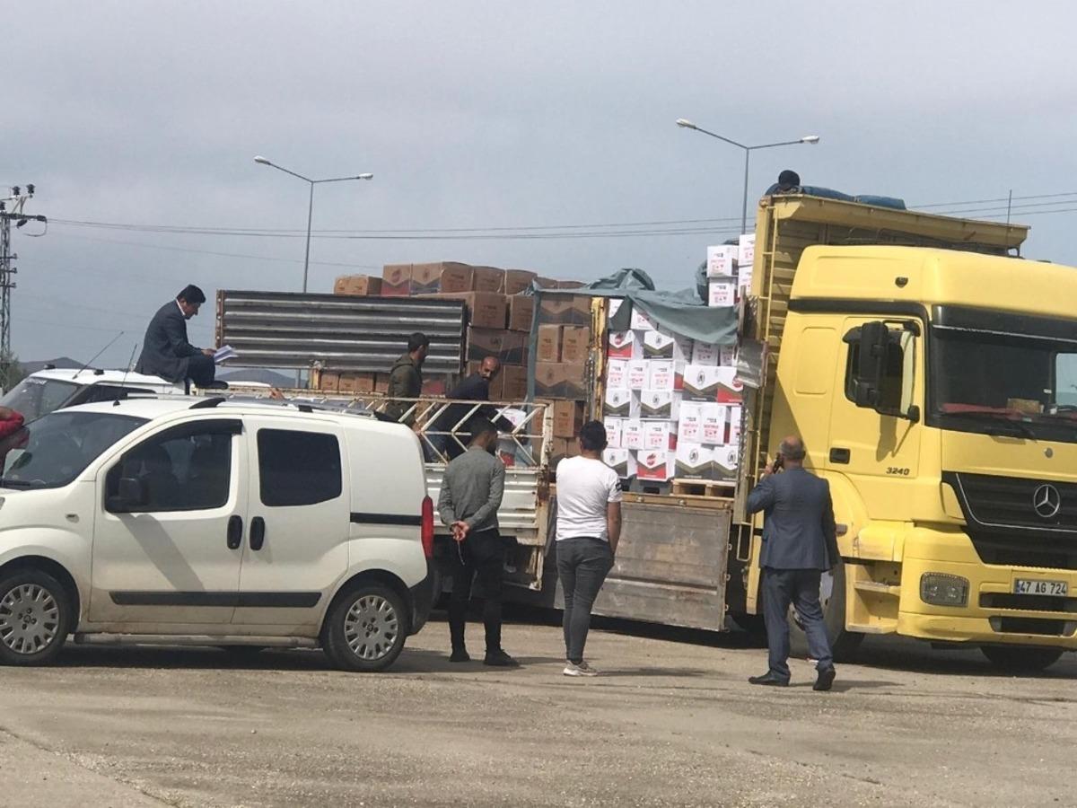 Gerc&uuml;ş&rsquo;te ihtiya&ccedil; sahiplerine gıda yardımı