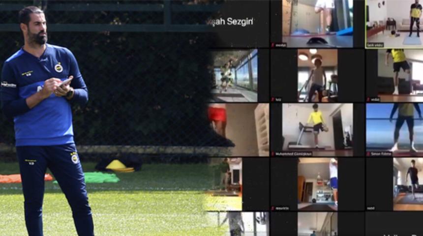 Fenerbahçe'den yeni paylaşım! İşte futbolcuların antrenman görüntüsü