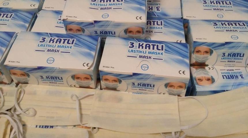 Kütahya’da kaçak maske operasyonu