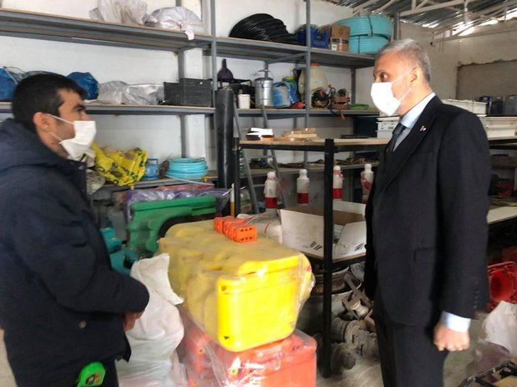 Belediye personeline hijyen ve maske denetimi G1