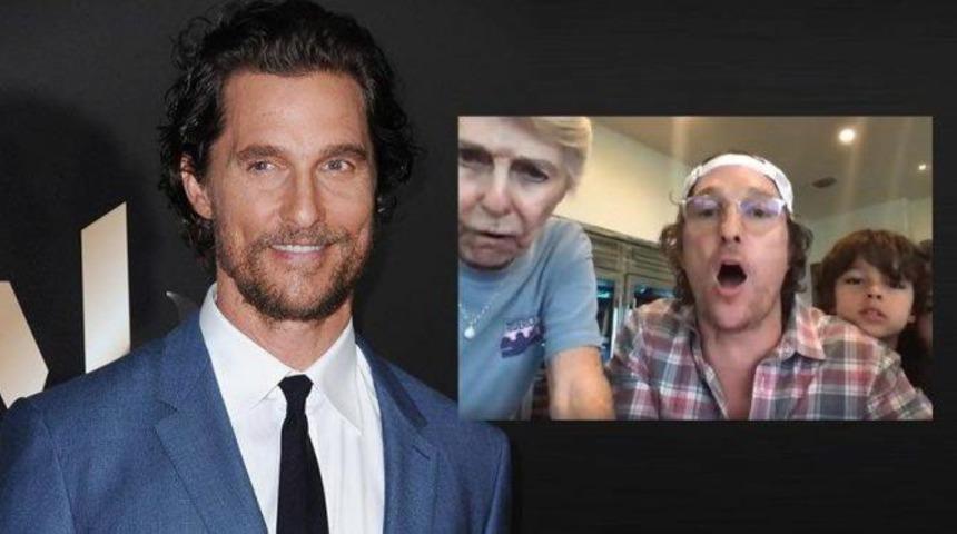 Matthew McConaughey, huzurevi sakinleriyle tombala oynadı