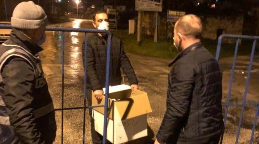 Başkan Karabıyık karantina altındaki köy hakkında bilgi aldı