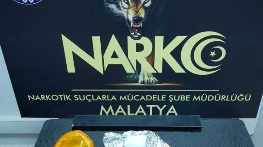 Malatya&rsquo;da uyuşturucudan 1 tutuklama