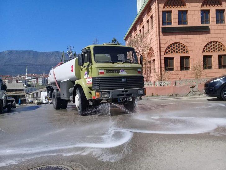 Safranbolu’da dezenfekte çalışmaları sürüyor G4