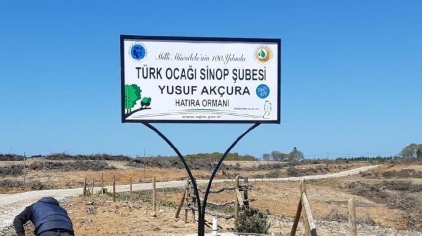 Yusuf Ak&ccedil;ura Hatıra Ormanı oluşturuldu