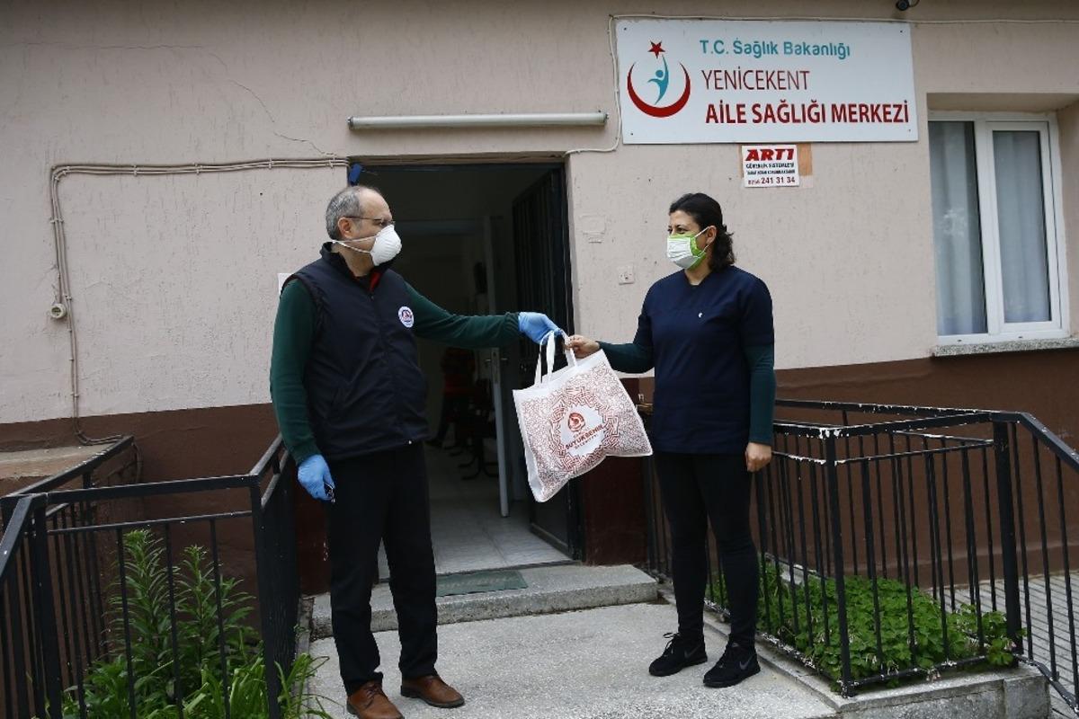 B&uuml;y&uuml;kşehir&rsquo;den 19 il&ccedil;ede hizmet veren 331 ASM&rsquo; ye koruyucu set