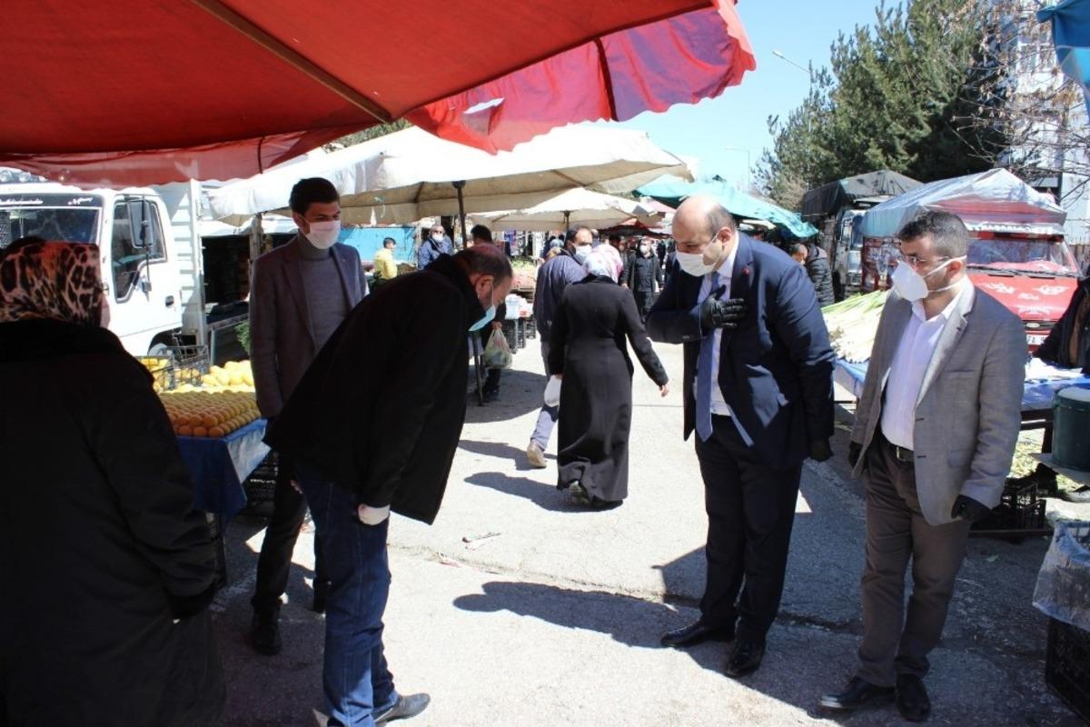 Aziziye&rsquo;de pazarlar kontrol altında