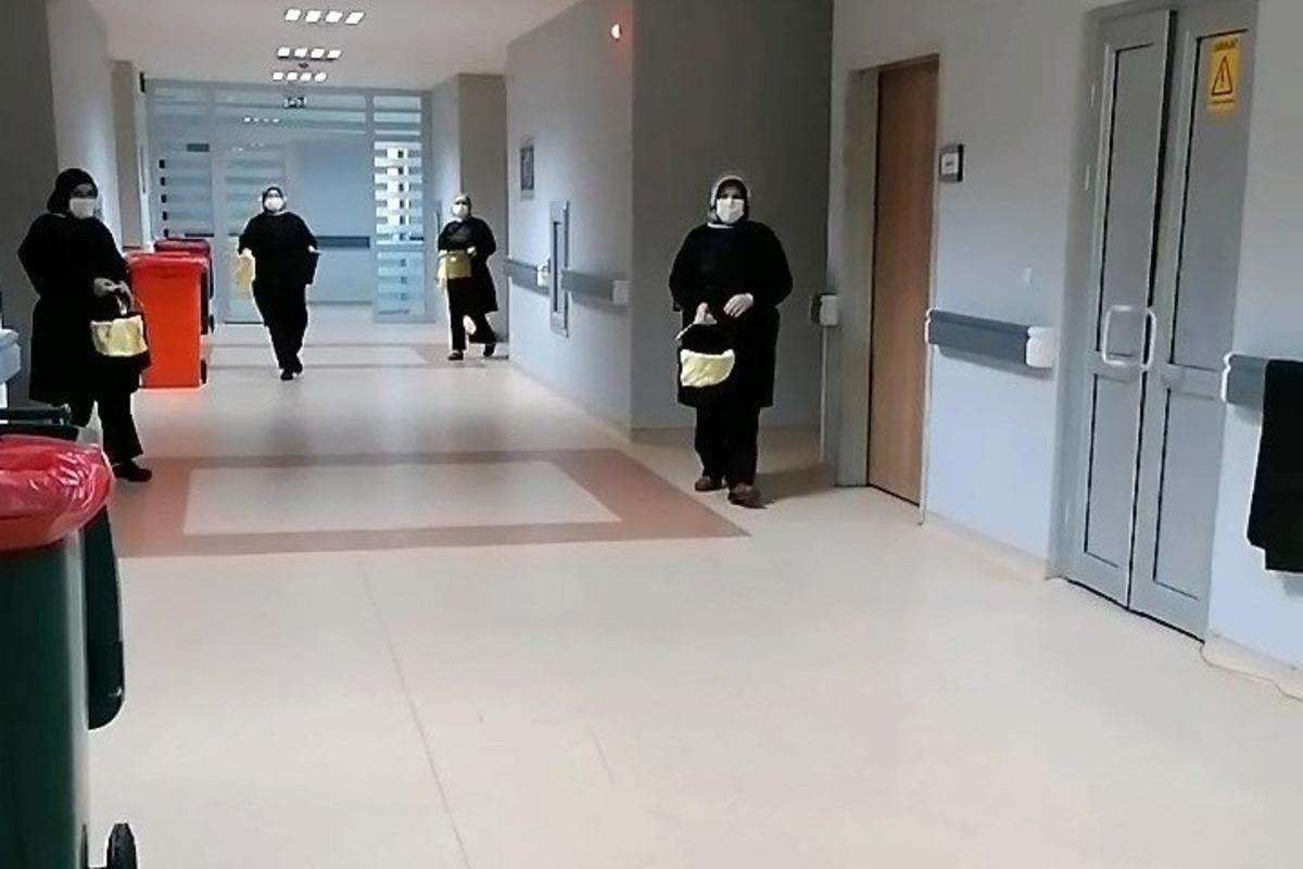 G&uuml;m&uuml;şhane&rsquo;de sağlık &ccedil;alışanları arkadaşlarını alkışladı