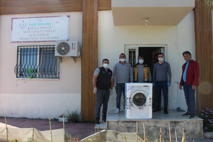 112 istasyonlarına bulaşık makinesi, çamaşır makinesi ve çaymatik hediyesi G3