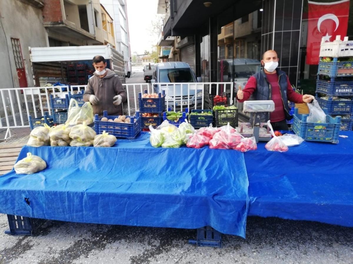 Germencik&rsquo;te halk pazarlarına sıkı denetim