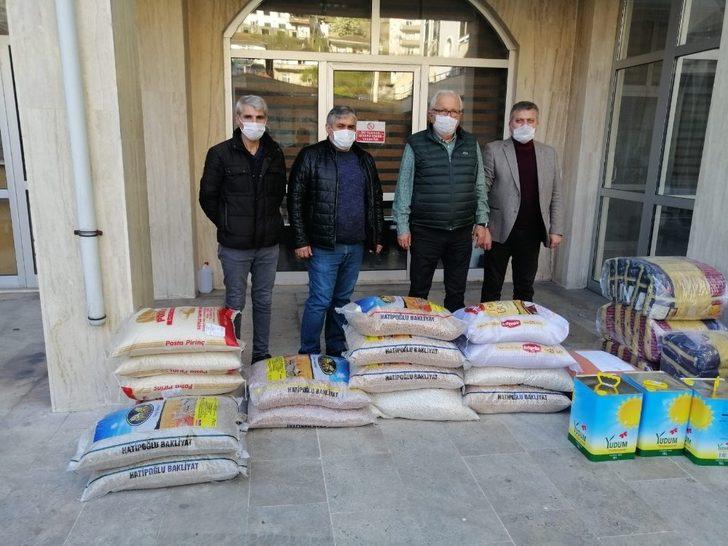 Kent konseyi 1 ton gıda da yardımda bulundu G1