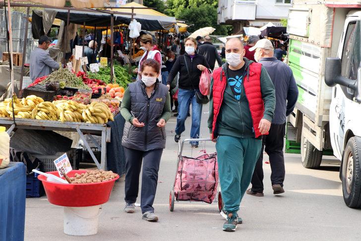 Pazarda görüntülendiğini anlayan maskesiz vatandaş kendini böyle savundu G3