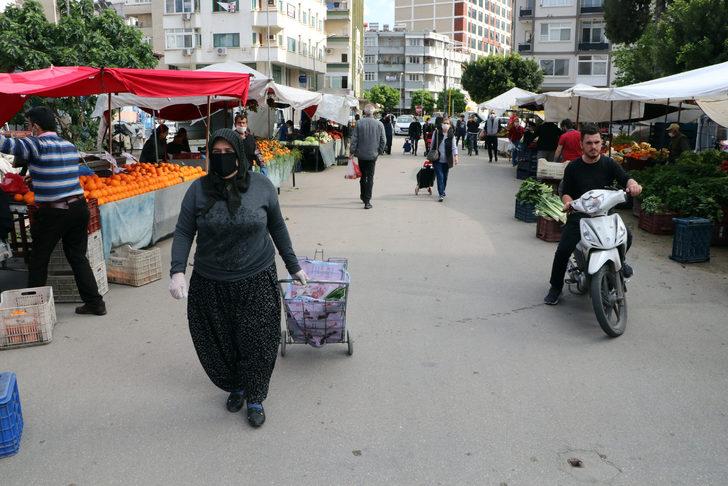 Pazarda görüntülendiğini anlayan maskesiz vatandaş kendini böyle savundu G5