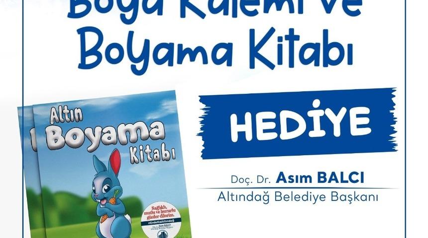 Altındağ Belediyesinden &ccedil;ocuklara rengarenk s&uuml;rpriz