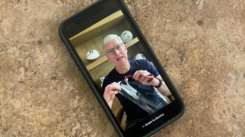 Apple Face Shield isimli bir yüz maskesi tanıttı