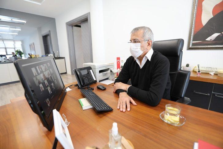 Başkan Tarhan, müdürlerle video konferansla toplantı yaptı G1