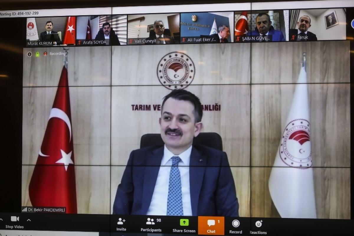 Bakan Pakdemirli Konya tarımı i&ccedil;in m&uuml;jdeler verdi