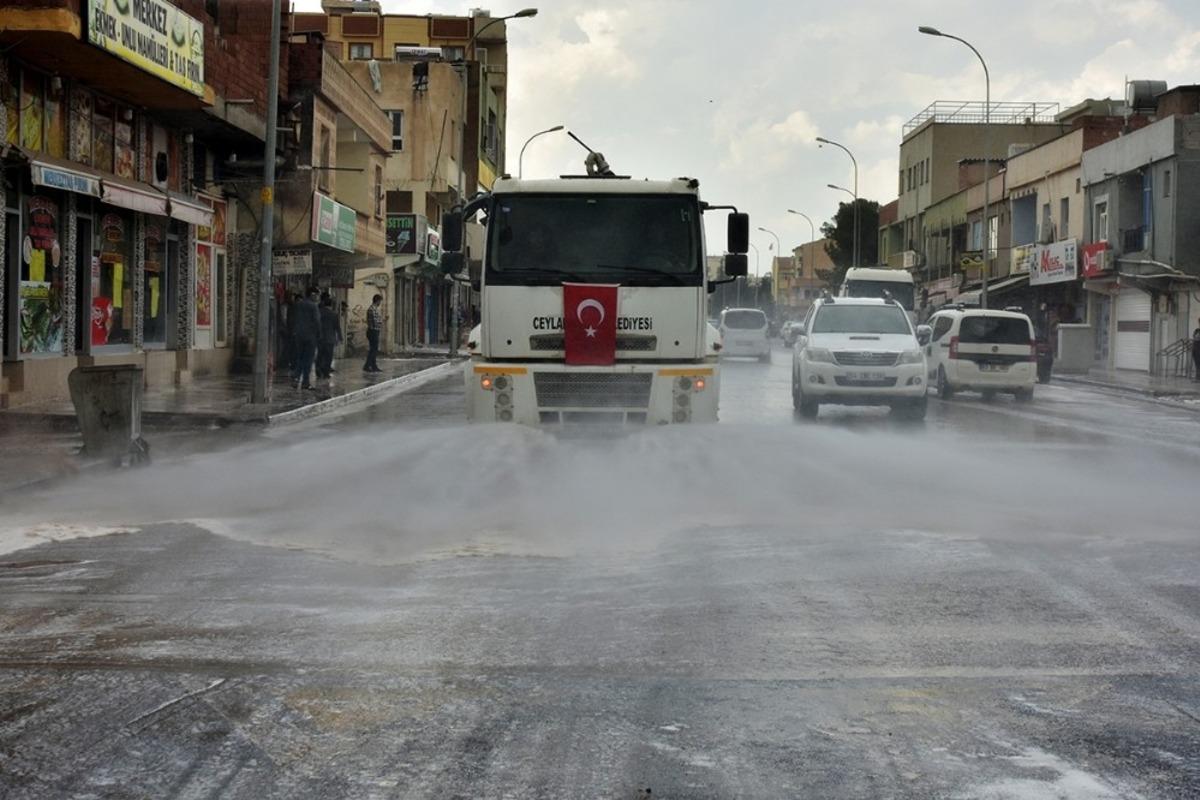 Ceylanpınar&rsquo;da korona temizliği