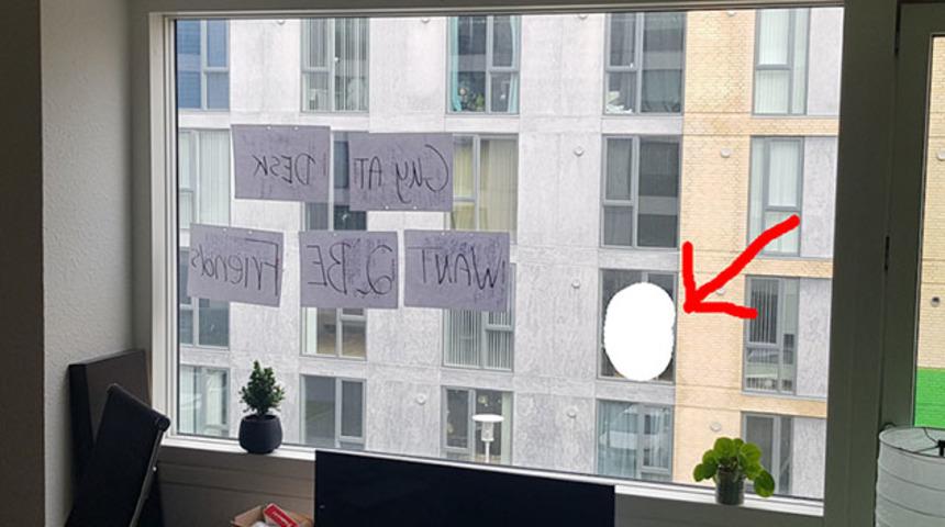 Ara sıra g&ouml;z g&ouml;ze geldiği komşusuyla arkadaş olmaya karar verince olanlar oldu