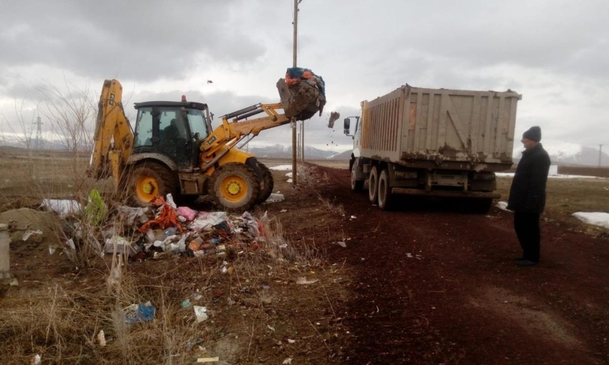 &Ccedil;aldıran Belediyesinden bahar temizliği