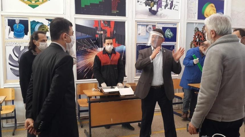 Liseden siperlik maske &uuml;retimi