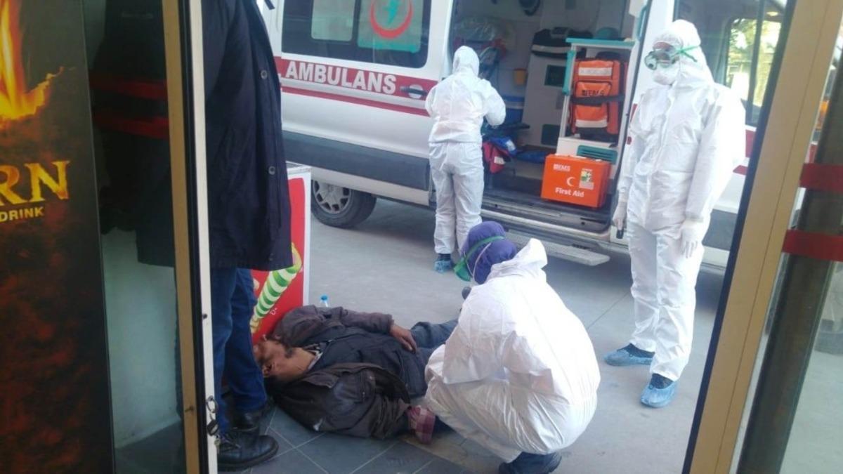 Engelli vatandaşa 112 Acil Yardım Ekibi şefkati