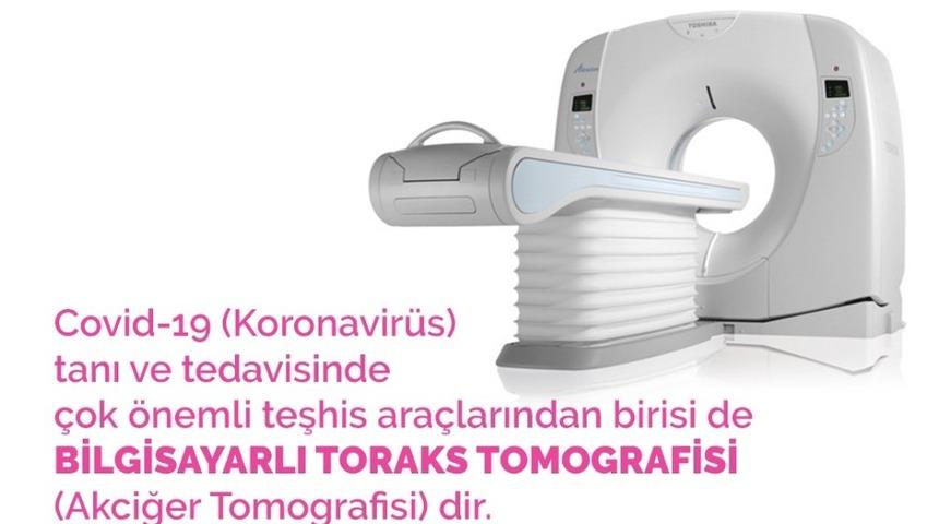 Korona vir&uuml;s tanı ve tedavisinde teşhis ara&ccedil;larından birisi de &ldquo;toraks tomografisi&rdquo;
