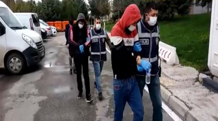 G&uuml;vercin hırsızları polisten ka&ccedil;amadı