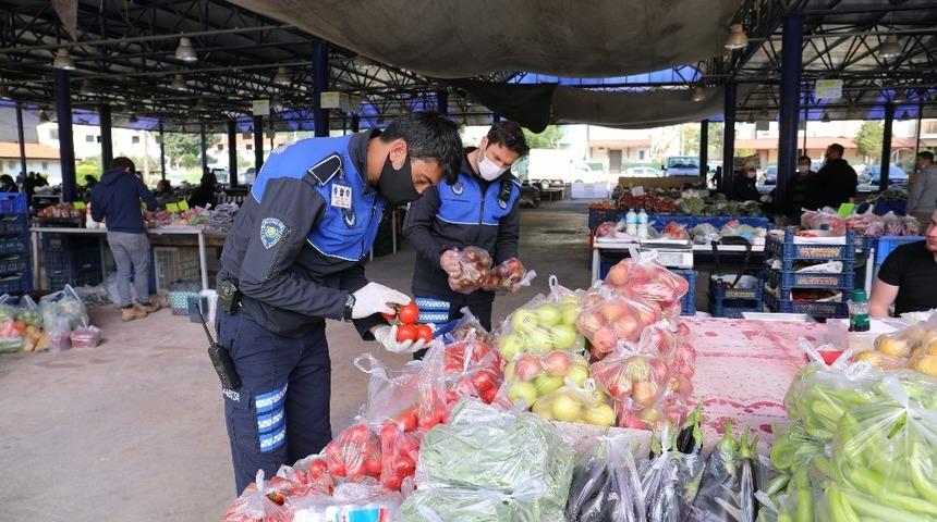 Marmaris&rsquo;te pazarlar kontrol altında