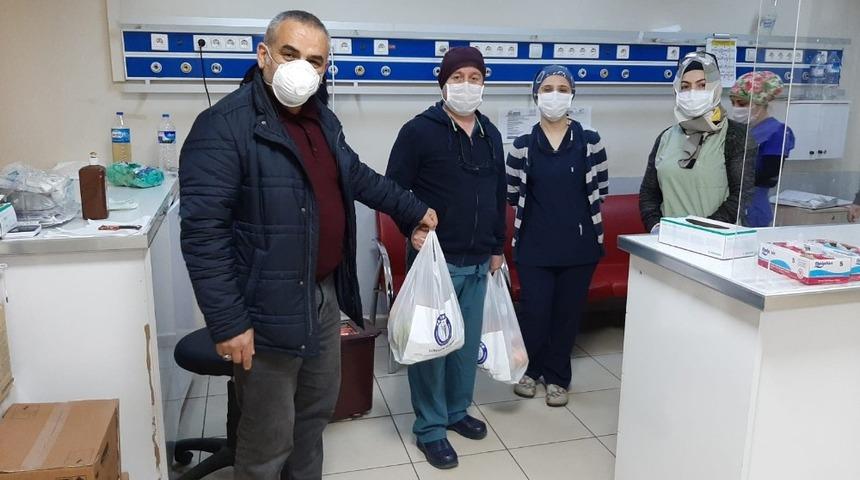 Sağlık-Sen Giresun Şubesi&rsquo;nden sağlık &ccedil;alışanlarına destek ziyareti