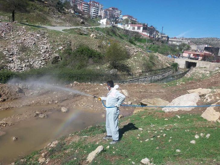 Besni’de haşereyle mücadele sürüyor G1