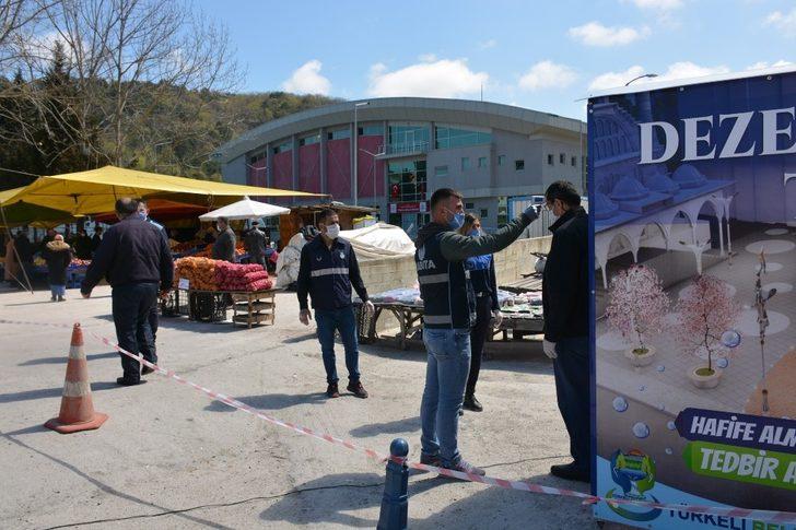 Türkeli’deki pazar yerinde önlemler artırıldı G3